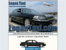 Tablet Screenshot of logantaxi.com